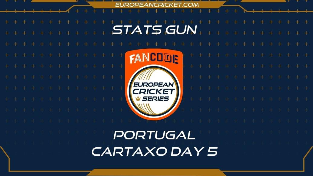BET2BALL STATS GUN - Day 5 - FanCode ECS Portugal Cartaxo - T10 CRICKET LIVE