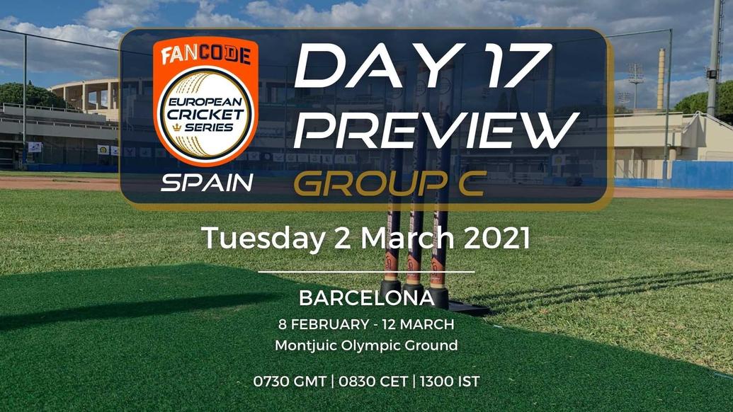 Day 17 PREVIEW: FanCode ECS SPAIN, Barcelona – Matches 81 to 85