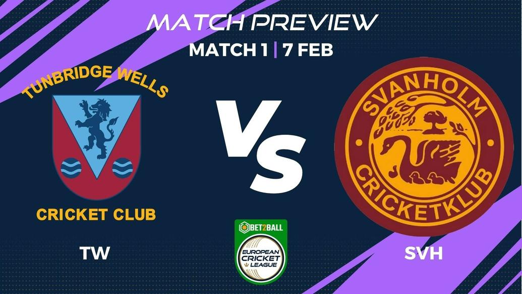 TW vs SVH Preview | Group A - Match 1 – Bet2Ball European Cricket League