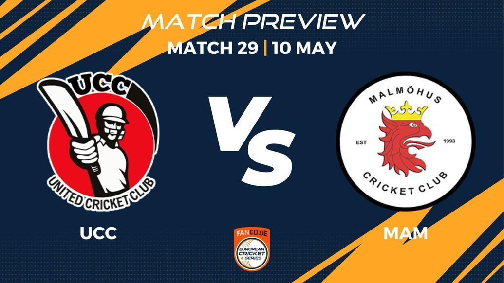 UCC vs MAM Preview | Match 29 - FanCode ECS Sweden Landskrona
