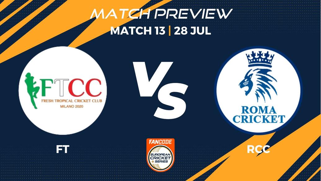 FT vs RCC Preview | Match 13 - FanCode ECS Italy Super Series