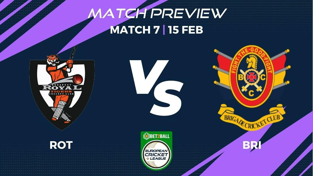 ROT vs BRI Preview | Group B – Match 7 – Bet2Ball European Cricket League