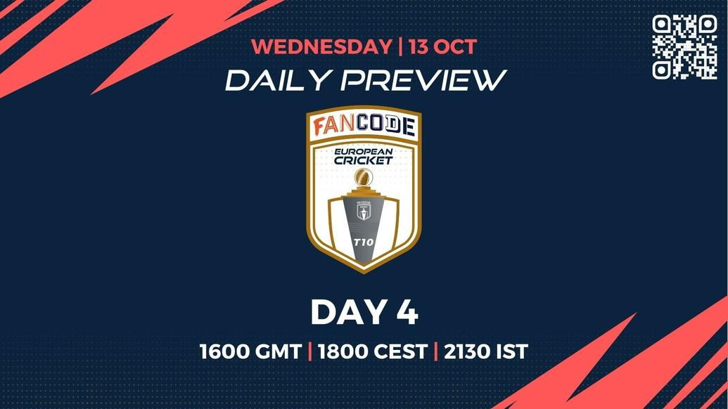 Day 4 PREVIEW: FanCode European Cricket T10 Cyprus Encore – Matches 7 & 8 - T10 CRICKET LIVE