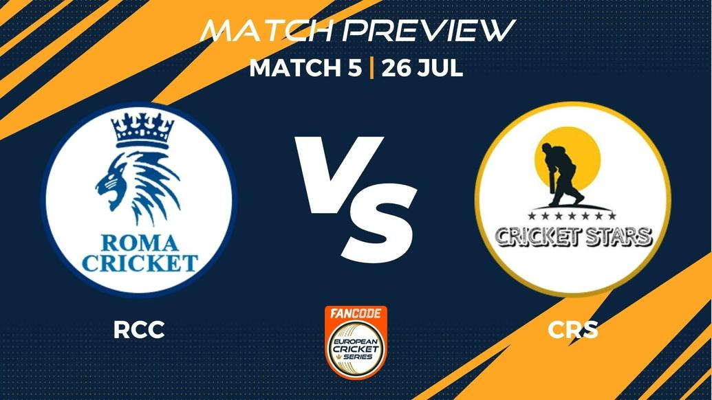 RCC vs CRS Preview | Match 5 - FanCode ECS Italy Super Series